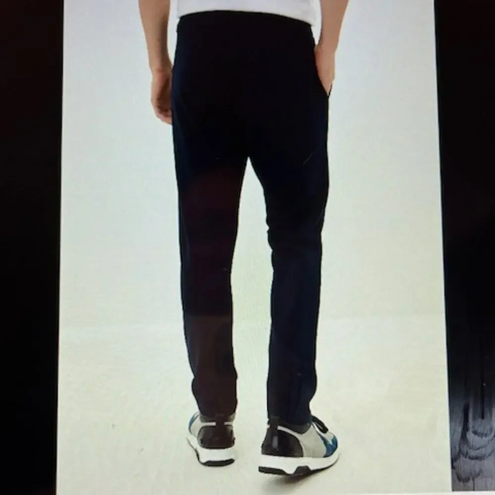 LC Waikiki Black Slim Fit CONSTRUCTED Mens Joggers Sz L